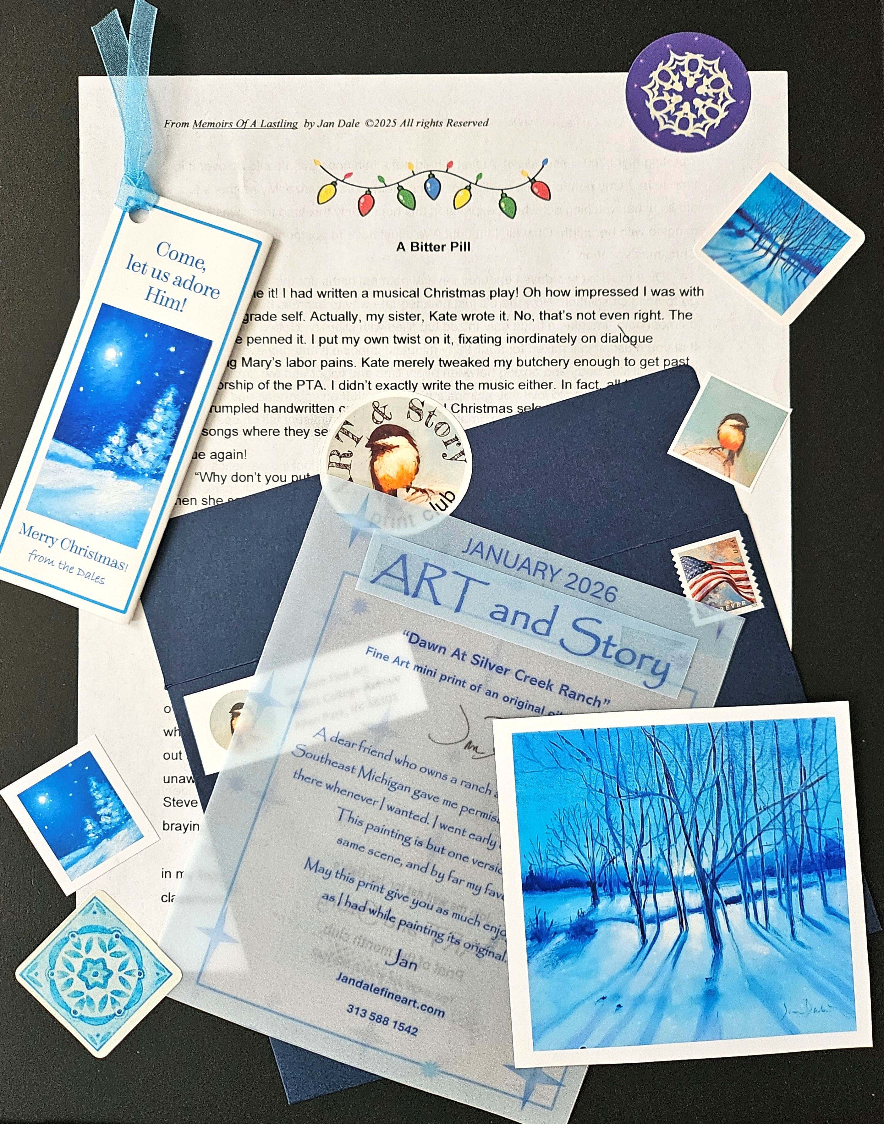 Art & Story Club — January 2026 Issue | "A Bitter Pill"